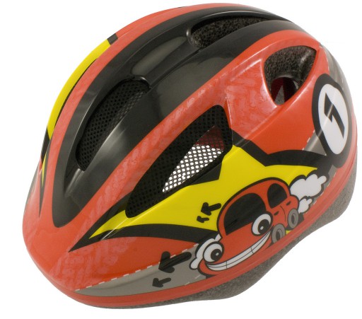 Bukósisak WAG gyerek fiú S 52-56 autós piros 588400183_TBU